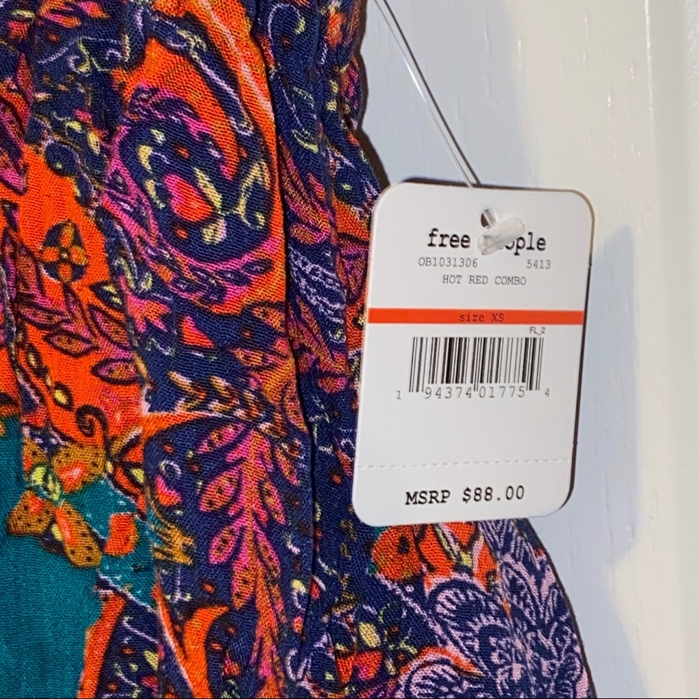 3x HP - Free People Count Me In Trapeze Dress Top - Picture 7 of 10